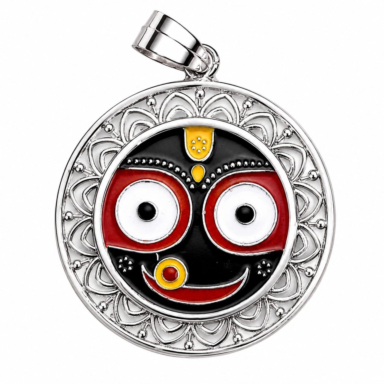 Divine Grace: Jagannath Floral Halo Pendant